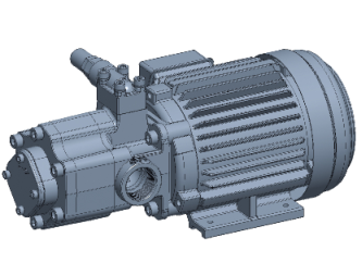 低噪音齿轮油泵电机一体TOP-3ML750/1500/2200-3HVMVB系列