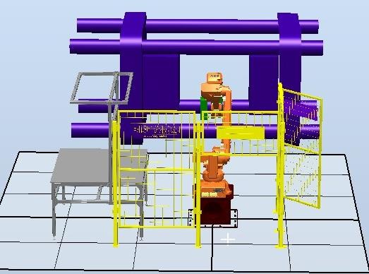 机器人自动化集成- - 关节机器人应用注塑上下料