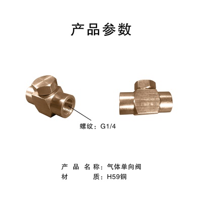 氣體單（dān）向閥