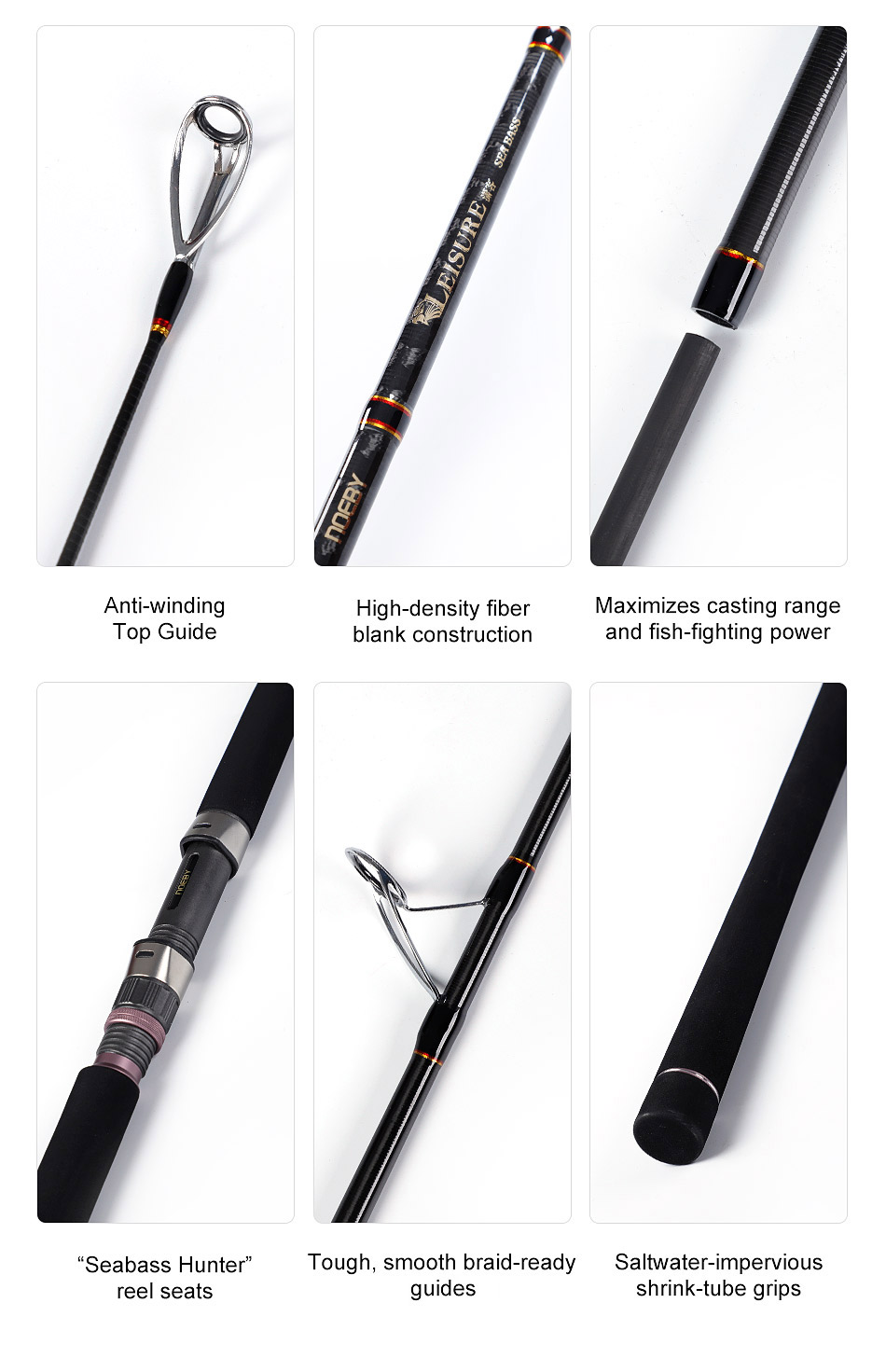 ロッド NOEBY LEISURE SEA BASS NOEBY 2024 new Sea bass rock fishing Rod