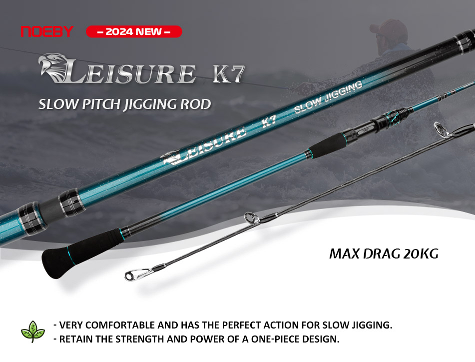 Noeby-Slow Pitch Jigging Fishing Rod Spinning Casting Boat Rod
