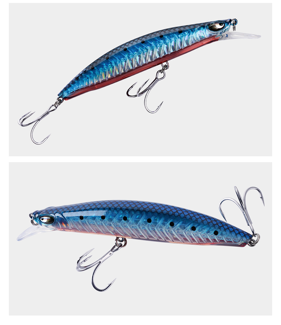 Noeby Minnow Fishing Lure 120mm 20.5g Jerking Bait Floating