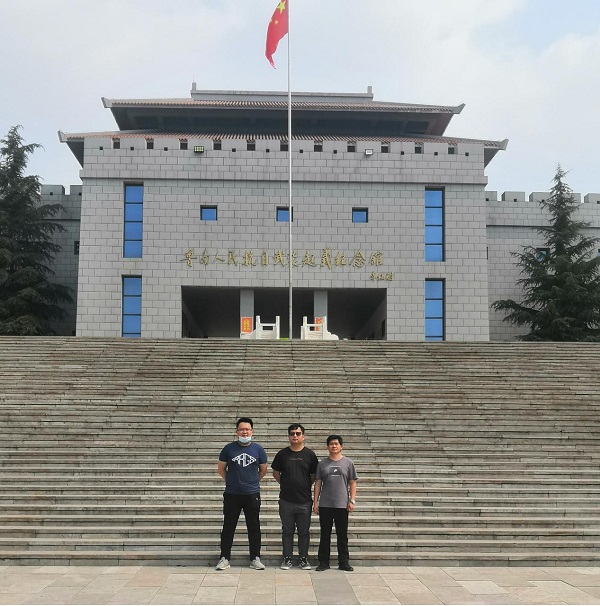 亚搏yabo(中国)装饰公司滕州奥体华府项目参观滕州国防教育科技基地