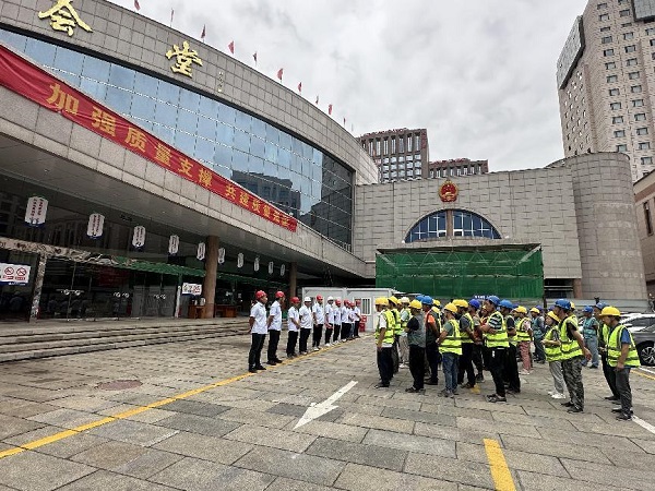 开云(中国)装饰公司河北会堂项目部积极开展“质量月”活动
