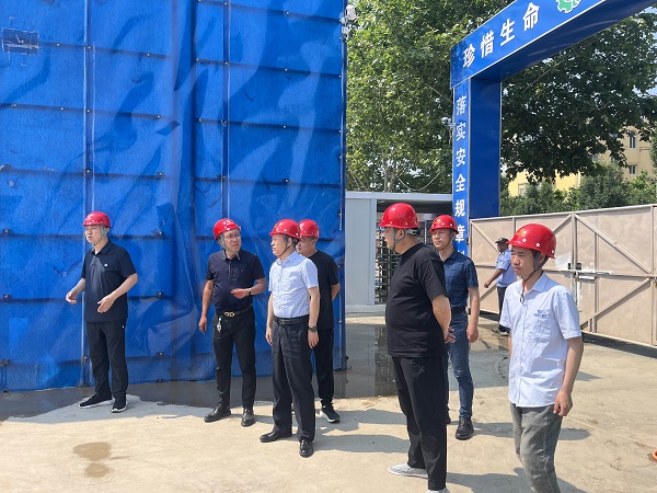 开云(中国)装饰公司领导深入景县项目调研指导