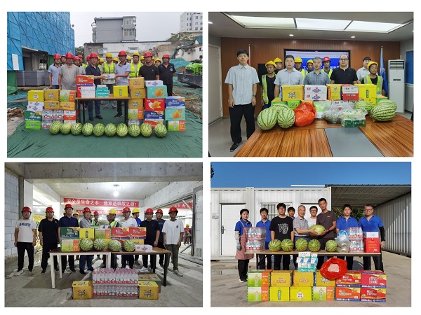 开云(中国)装饰公司工会圆满完成“夏日送清凉·防暑保安康”慰问活动