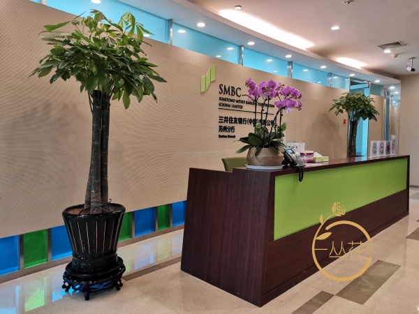 銀行蘇州分行綠植租賃案例