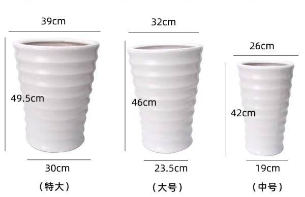 螺紋陶瓷盆