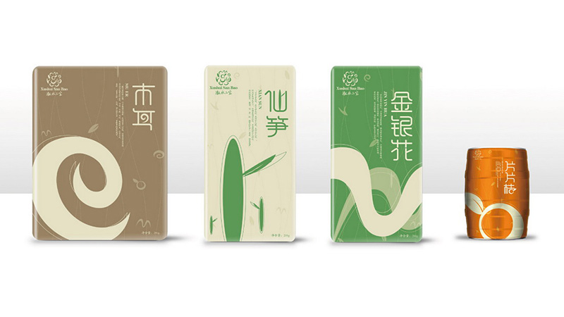 溆水山宝标志设计，包装设计
