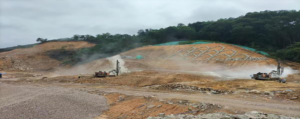 广连高速公路TJ02标石方爆破工程