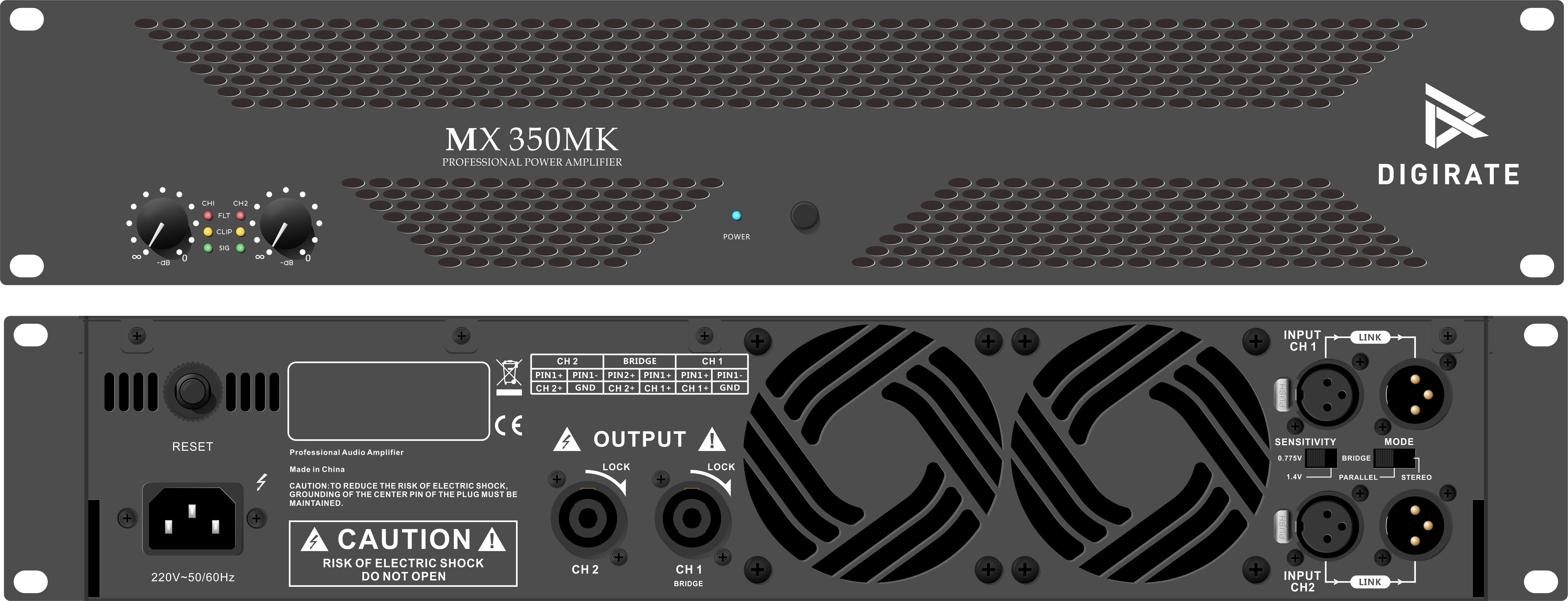 功率放大器 MX350MK / MX700MK / MX1000MK / MX1400MK