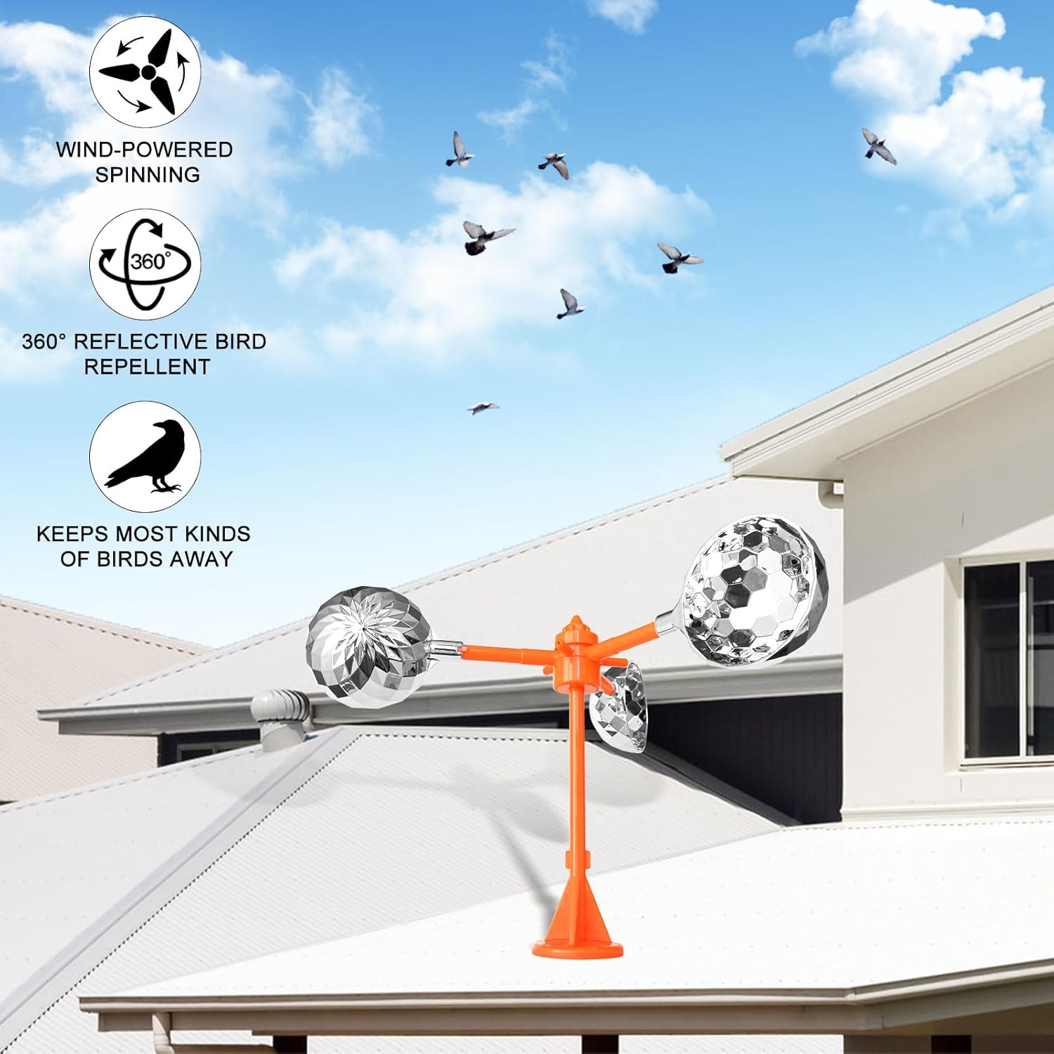 Birds Reflect Deterrent Visual Bird Scarer Deterrent Devices Outdoor ...